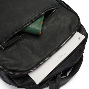 <span class=keywords><strong>Sac</strong></span> <span class=keywords><strong>à</strong></span> <span class=keywords><strong>Dos</strong></span> d'Affaires en Faux <span class=keywords><strong>Cuir</strong></span> PU Imperméable Antivol <span class=keywords><strong>à</strong></span> la Mode pour <span class=keywords><strong>Homme</strong></span> avec Compartiment pour Ordinateur Portable pour le Travail - Product Image 5