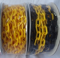 Chaînes de sécurité routière en plastique 6/8 mm jaune/noir rouge/blanc 20 mètres 50 mètres par rouleau vente en gros d'usine