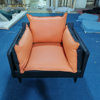 Hochwertige billige Apartments Möbel Moderne Freizeit Zeitgenössische braune Pu Leder Couch 2-Sitzer Sofas für Wohnzimmer