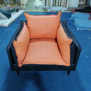 Sofá moderno <span class=keywords><strong>de</strong></span> piel sintética para sala <span class=keywords><strong>de</strong></span> estar, mueble <span class=keywords><strong>de</strong></span> 2 <span class=keywords><strong>plazas</strong></span>, moderno <span class=keywords><strong>y</strong></span> barato, color marrón - Product Image 6