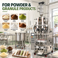 Machine d'emballage de poudre à deux voies DEEPACK pour la production de sachets jumelés avec dosage et scellage séparés
