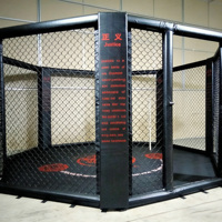 Ring de Boxeo Octagonal OEM OCM MMA, Tamaños Disponibles, Construcción Duradera Antideslizante, Jaula de Piso