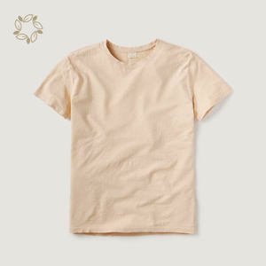 Camiseta de Hombre de Cáñamo, Camiseta de Algodón Suave y Pesado, Camiseta de Algodón Orgánico Pesado, Camiseta Lisa para Hombre, Camiseta de Punto Jersey Suave - Product Image 3