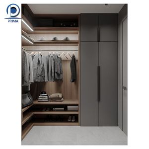 Nouvelle armoire walk-in Prima avec porte battante en contreplaqué, meuble de chambre à coucher, villas, <span class=keywords><strong>dressing</strong></span>, armoire pour <span class=keywords><strong>homme</strong></span> - Product Image 1