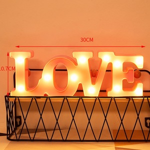 Decorazioni di san valentino per la fidanzata batteria rossa decorazione di nozze fai da te con luce di amore regalo <span class=keywords><strong>festa</strong></span> <span class=keywords><strong>della</strong></span> <span class=keywords><strong>mamma</strong></span> addio al nubilato - Product Image 3