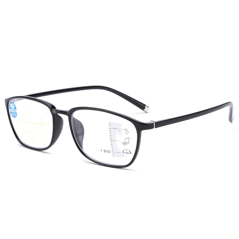 Gafas de lectura de enfoque múltiple para presbicia, lentes de lectura de enfoque múltiple, inteligentes, con zoom automático, TR90, doble uso, antiluz azul, venta al por mayor