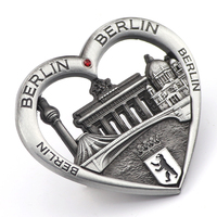 Fournisseur d'usine, conception personnalisée, souvenirs touristiques de Munich, Allemagne, cadeaux, décoration d'intérieur, artisanat, aimant de réfrigérateur 3D