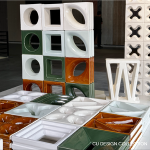 Autoclaved ngoài trời không gian thương mại vườn & phòng khách trang trí 195x195mm rỗng firebrick gạch mỏng tính năng - Product Image 3