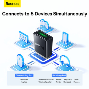 Baseus Ba07 Bộ chuyển đổi <span class=keywords><strong>Bluetooth</strong></span> USB Bộ chuyển đổi USB 5.3 USB Bộ chuyển đổi USB cho máy tính xách tay loa không dây Bộ thu âm thanh máy phát USB - Product Image 5
