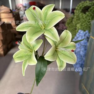 Jinxi Flores Artificiales de Lirio 3D, Flores de Seda con Múltiples Cabezas, Decoración para Bodas y Hogar, Accesorios para Fotografía en Exteriores - Product Image 4