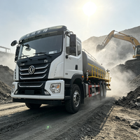 Camion-citerne à eau Dongfeng Huashen T5 6x4 optimisé pour la suppression de la poussière sur les sites miniers en Afrique, avec réservoir épais antirouille