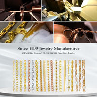 Bijoux Hip Hop AU750 18K or massif, chaîne à maillons français, collier de haute qualité, vente en gros, chaîne en Stock