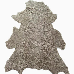 羊皮カーリーカスタムグレーショートウール本物の柔らかいシアリング - Product Image 6