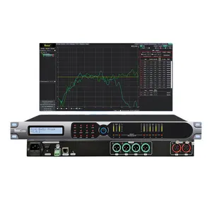 Nuoxun AD204 Line Array Système de gestion des haut-parleurs 2in4out Crossover DSP Audio Processor Driverack PA 2 Stage DJ Music Controller