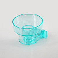 Bol en plastique pour cage à oiseaux en gros |   Combinaison mangeoire et bain pour oiseaux |   Alimentation et bain 2-en-1 |   Conception détachable facile à nettoyer |