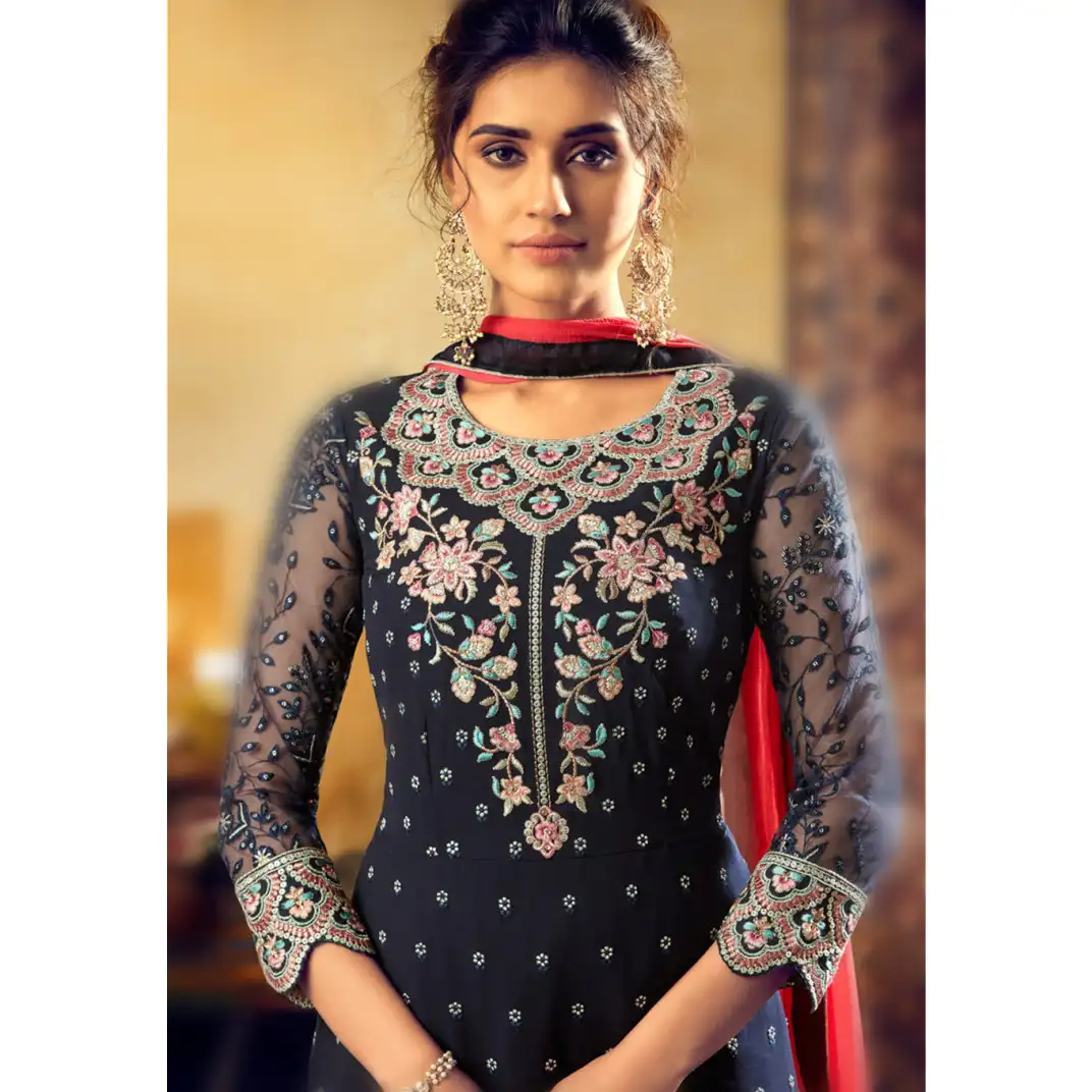 SIPO-ropa de India y paquistaní para mujer, ropa de fiesta étnica, costura disponible, traje de césped Gharara, Sharara, Punjabi, 2022