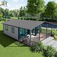 Bon prix, maison conteneur pliable et extensible de 20 pieds et 40 pieds, préfabriquée pour villas, mini-maison mobile, prête à vivre, 2, 3, 4 chambres