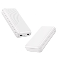 Batteries externes portables d'urgence miniatures de grande capacité 20000 mAh pour téléphones, idéales pour les voyages en extérieur