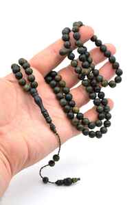 ลูกปัดเขาควายแทสเบห์งานฝีมือจากธรรมชาติช่างฝีมือทำขึ้นเพื่อฝึกสมาธิในชีวิตประจำวันสำหรับการสะท้อนจิตวิญญาณ - Product Image 4