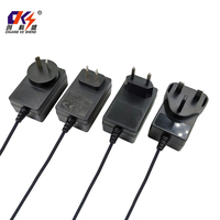 Adaptateur secteur 12V 2A de haute qualité, prise US UK EU AU, adaptateur mural 24W, alimentation 12V 2A pour routeur, bande lumineuse LED, haut-parleur