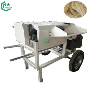Máquina de decoración de fibra de cáñamo sisal, extractor de fibra de yute, Brasil