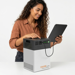 Générateur solaire portable intelligent de secours pour <span class=keywords><strong>la</strong></span> <span class=keywords><strong>maison</strong></span> et l'extérieur, alimentation de secours 1200W, batterie Lifepo4, station <span class=keywords><strong>d</strong></span>'alimentation avec UPS - Product Image 6