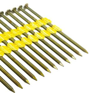 Hochwertige 21-Grad-Ringgriff-Streifennägel aus Stahl, Gewöhnliche Nägel mit Glatter Rundkopf, 3,0mm Spitze, Glänzende Oberfläche - Product Image 3