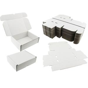 Caja de correo de envío de embalaje con logotipo impreso personalizado al por mayor para pequeñas empresas caja de papel Kraft <span class=keywords><strong>blanco</strong></span> de cartón corrugado - Product Image 4