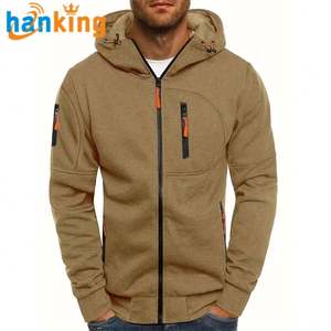 New Men Jackets Hoodies Coats Fashion Long Sleeve <b>Zipper</b> <b>Sweatshirts</b> Male Tracksuit Casual Mens Hoodie Streetwear J0011 - Product Image 6