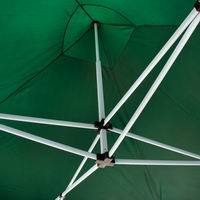 Auvent pliable robuste 3x3m imperméable avec structure en acier thermolaqué pour salons professionnels et expositions