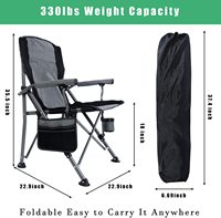Chaise de camping pliable WOQI pas chère pour la plage, la pêche, la randonnée, le pique-nique et le jardin