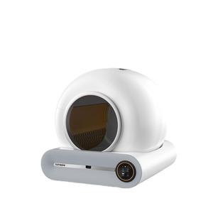 Caja de Arena Inteligente para Gatos Snowpaws, Redonda, Ecológica, de Plástico, con Pala Automática, Capacidad de 65L, Sub-eléctrica - Product Image 2