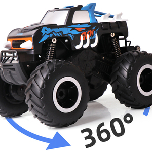 Coche Anfibio de Control Remoto 1:16 2.4Ghz 4WD para Acrobacias y Derrapes, Juguete Todoterreno para Tierra y Agua, Coche RC para Niños, Regalo para Niño - Product Image 4