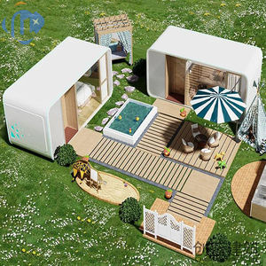 Casa prefabricada de diseño moderno, cama de cápsula espacial, casa de cápsula espacial inspirada en la ciencia y la tecnología <span class=keywords><strong>del</strong></span> hotel - Product Image 5