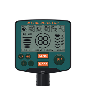 Detector de Metales Profesional con Bobina de Búsqueda de 30 cm, Plástico Negro, Uso para Adultos, Pantalla LCD, Dispositivo de Búsqueda Subterránea - Product Image 4