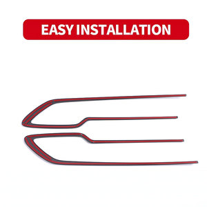 Accessori <span class=keywords><strong>interni</strong></span> in acciaio inossidabile in fibra di carbonio per autoveicoli ABS per 2021 <span class=keywords><strong>Hyundai</strong></span> CUSTO struttura di rivestimento per maniglia interna - Product Image 6