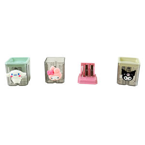 Piccolo cartone animato manuale di funzionamento del fumetto temperamatite in plastica regalo per bambini per gli studenti temperamatite <span class=keywords><strong>automatico</strong></span> - Product Image 2