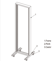 Support de serveur de 19 pouces, 600x600, cadre ouvert, 42 u