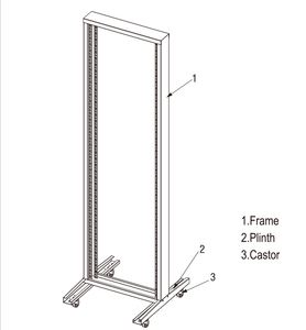 600*600 Mở Khung Racks 19 Inch <span class=keywords><strong>42</strong></span> <span class=keywords><strong>U</strong></span> Máy Chủ <span class=keywords><strong>Rack</strong></span> Mở - Product Image 5