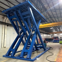 Table élévatrice à ciseaux hydraulique pour entrepôt, plateforme élévatrice électrique robuste, équipement de levage de marchandises industrielles, sur mesure