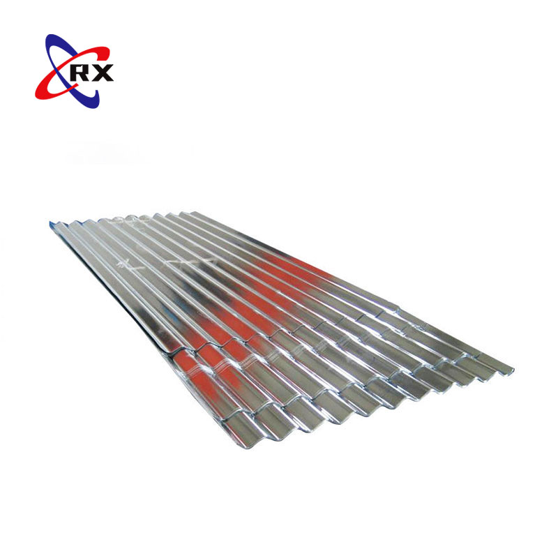 Ucuz fiyat 4*8 ft galvanizli çelik oluklu Metal çatı malzemesi levha