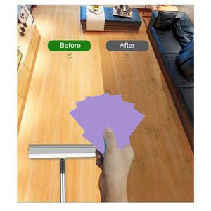 Papier de nettoyage de sol sale biodégradable papier détergent de sol domestique feuille de nettoyage de sol à eau dissoluble - Product Image 1