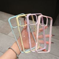 Funda Transparente para Teléfono con Diseño Simple DIY en Color Caramelo para iPhone 18 17 16 15 14 13 12 11 Pro Max, Carcasa Antigolpes con Caja