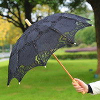 Parasol en dentelle blanche 33-76 cm pour décoration de mariage, accessoire de mariée, parasol artisanal, pare-soleil pour femmes et adultes