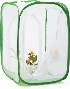 OEM Color Pop up Insect Habitat Cage Terrarium Clear Mesh <b>Enclosure</b> Collapsible Butterfly Cage - Product Image 3