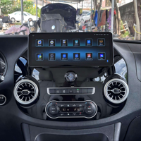Lecteur MP3 tactile Android 128 Go avec écran OLED 4K sans fil, support de tableau de bord GPS pour Mercedes Benz Classe V W447 2016-2024