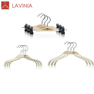 Commercio All'ingrosso di Abbigliamento per Bambini Del Bambino Del Bambino Dei Vestiti Dei Bambini Appendiabiti in Legno per I Vestiti di Legno Appendiabiti