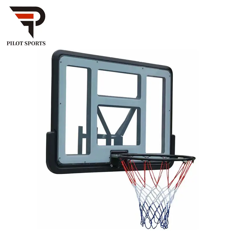 ตะกร้าลูกห่วงขนาดมาตรฐานของไฟเบอร์กลาสบาสเกตบอล Backboard