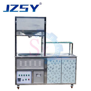 Máquina tostadora sin humo de fruta seca tipo sartén de hierro fundido con calefacción eléctrica, máquina de castañas asadas con gabinete de almacenamiento - Product Image 5