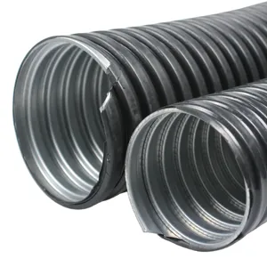 PVC kriko galvanizli oluklu esnek metal boru